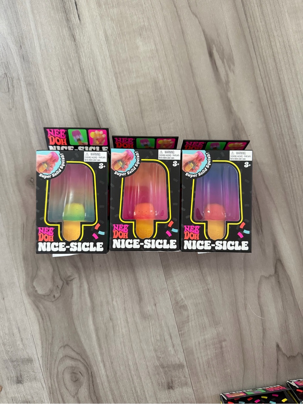 Needoh Nice-Sicle Multicolor Pop Toy - 3-Pack